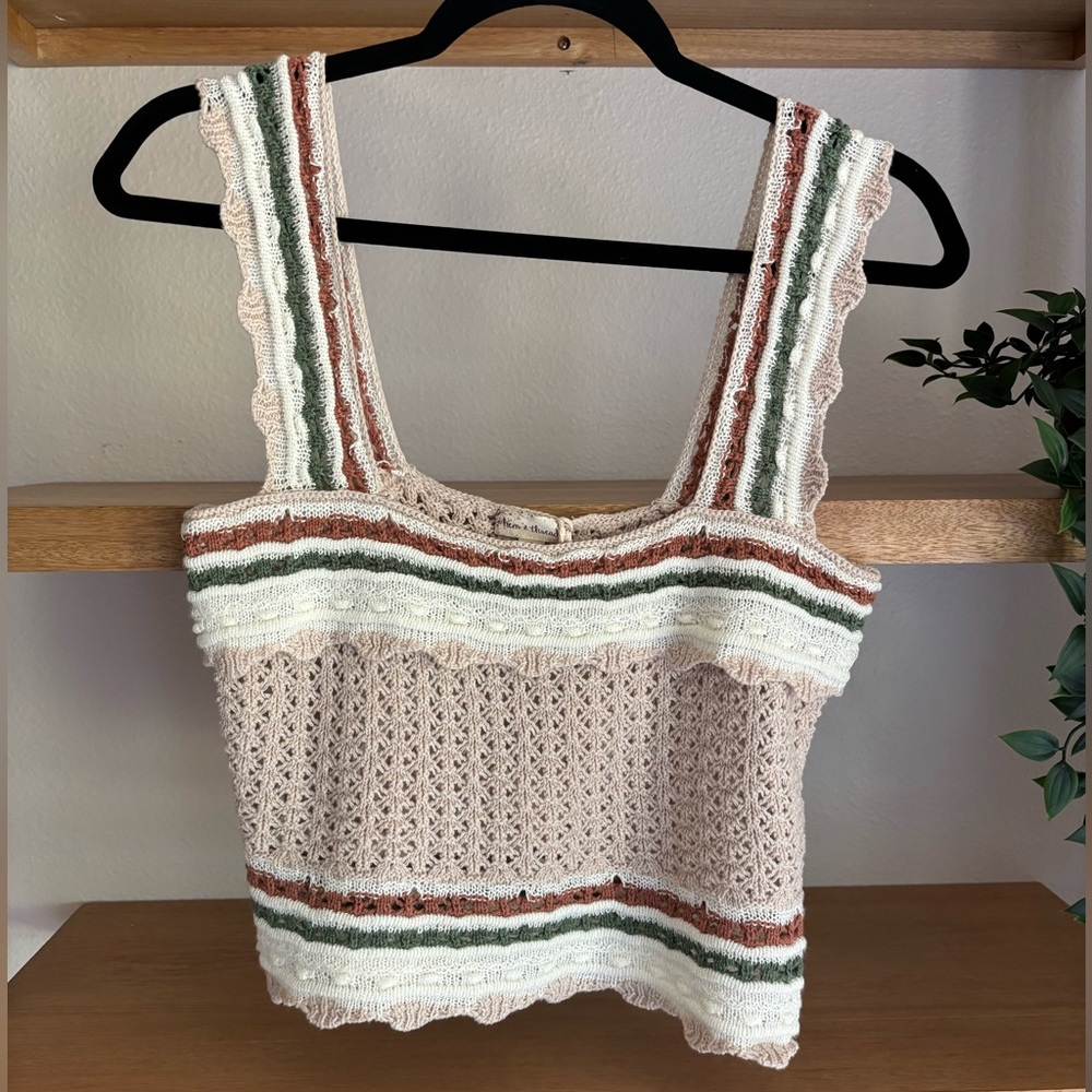 Hem & Thread Striped Knit Tank Top - Picture 7 of 12